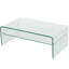 Table basse avec rangement de style traîneau