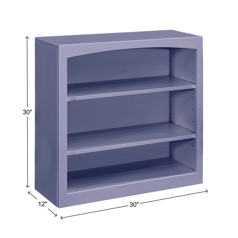 Bibliothèque classique Ossy, (3 tablettes) H 30 po x l 30 po x P 12 po, Bleu Wedgewood