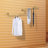 Alcina 71'' Metal Wall Mounted Clothes Rack