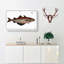 Pollock Fish by M.E. Bloch - Wrapped Canvas Print-55322289