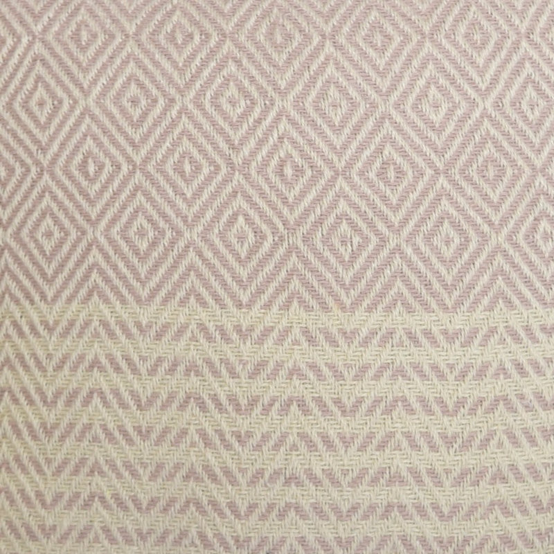Bendale Geometric Square Euro Cushion Cover, Pink