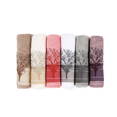 Ensemble de serviettes 6 pièces 100% coton