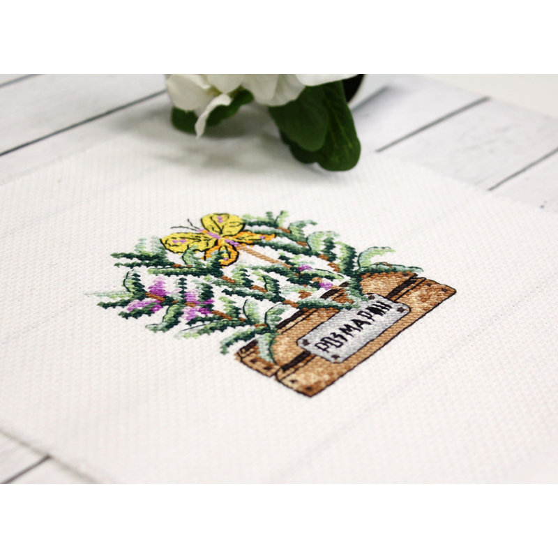 Kit de point de croix compté Rosemary SM-639