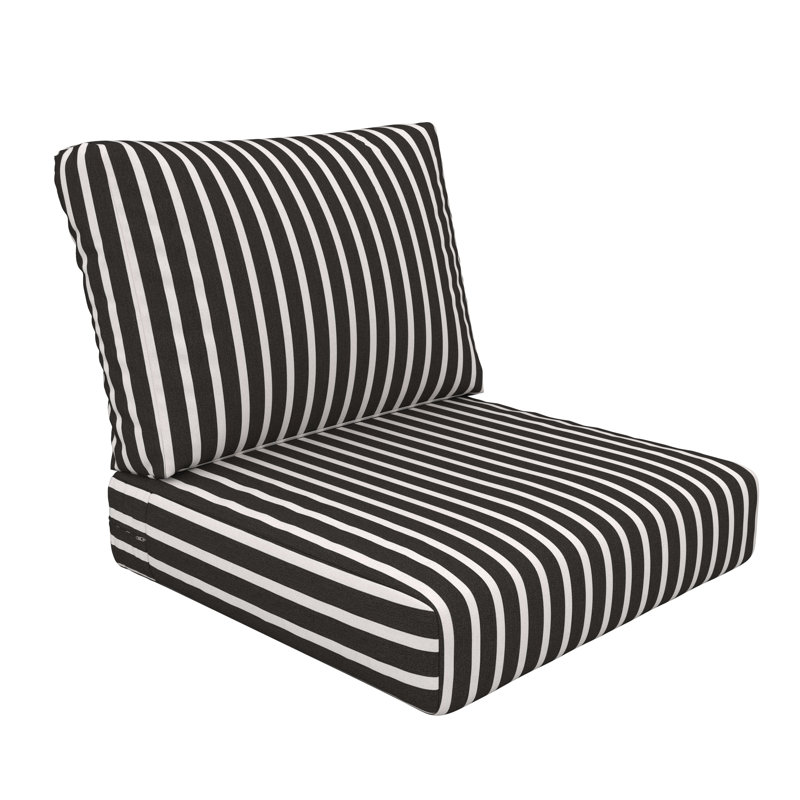 Coussin de siège Amala Sunbrella, L 25 po x P 5 po, Classique côte