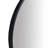 Large Round Black Circular Mirror-385347524