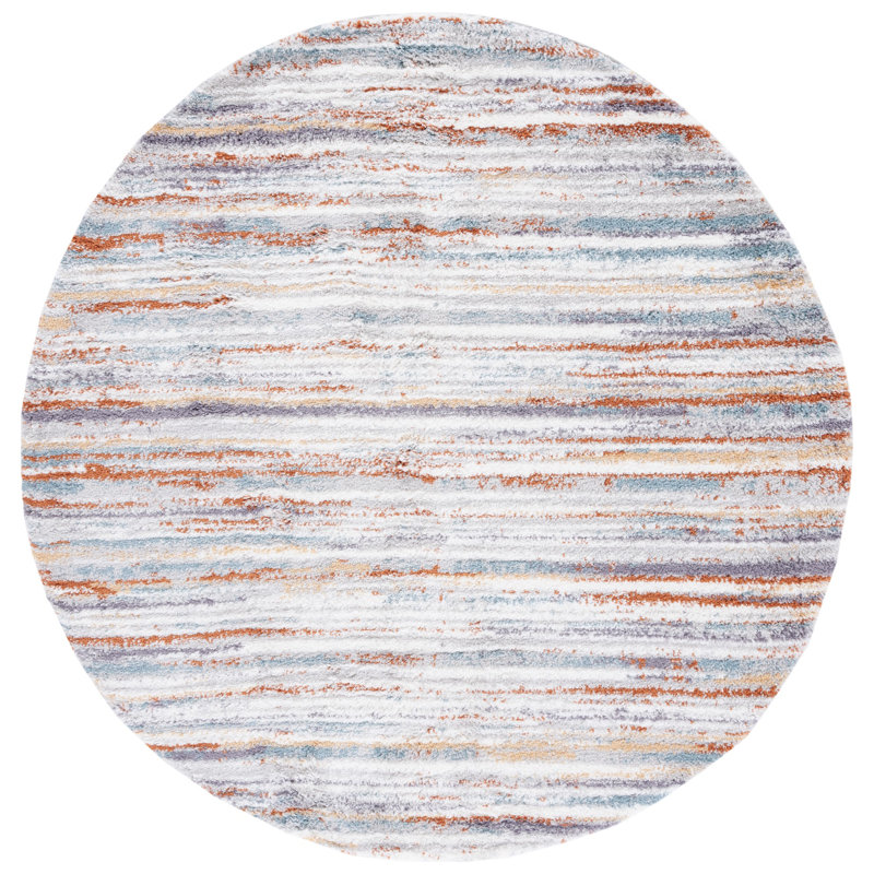 Joudy Performance Abstract Rug, Round 7'