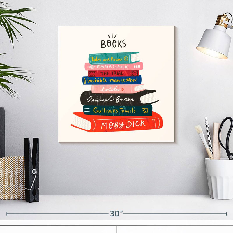 Keiraleigh, tour des livres classiques, H 16 po x l 16 po