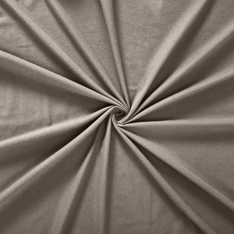 All Season Breathable 100% Flannel Cotton Sheet Set, Gray, Full 4pc