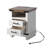Quan Farmhouse Nightstand With Charging Station, White-1820739949-1820739948