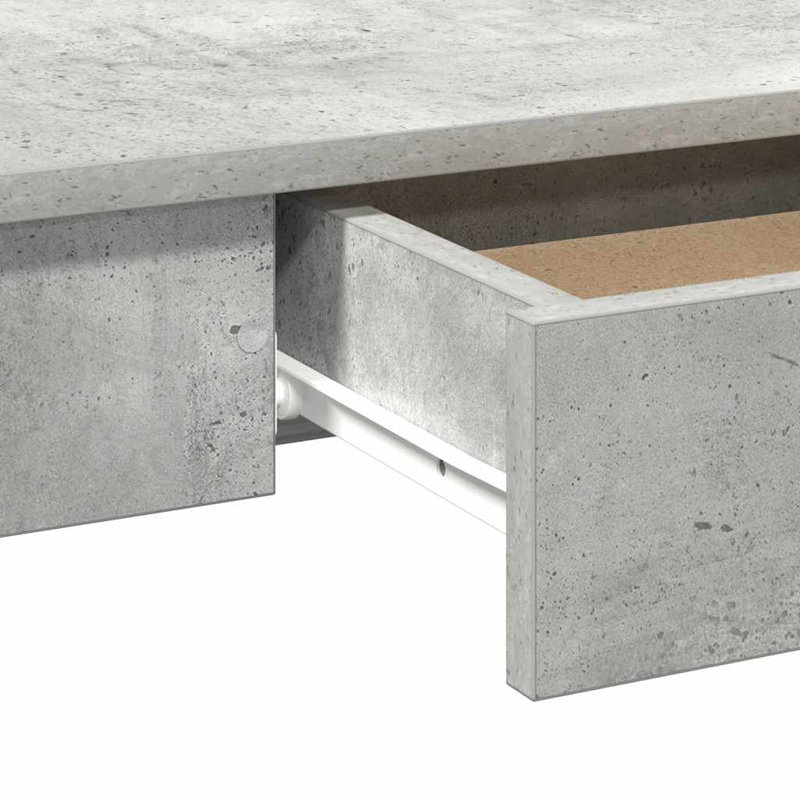 Desk 100X45x75 Cm Engineered Wood, Concrete Grey