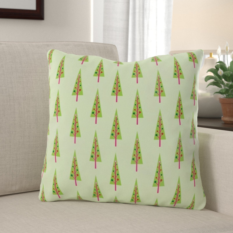 Coussin de noël Hiebert, Vert, Intérieur