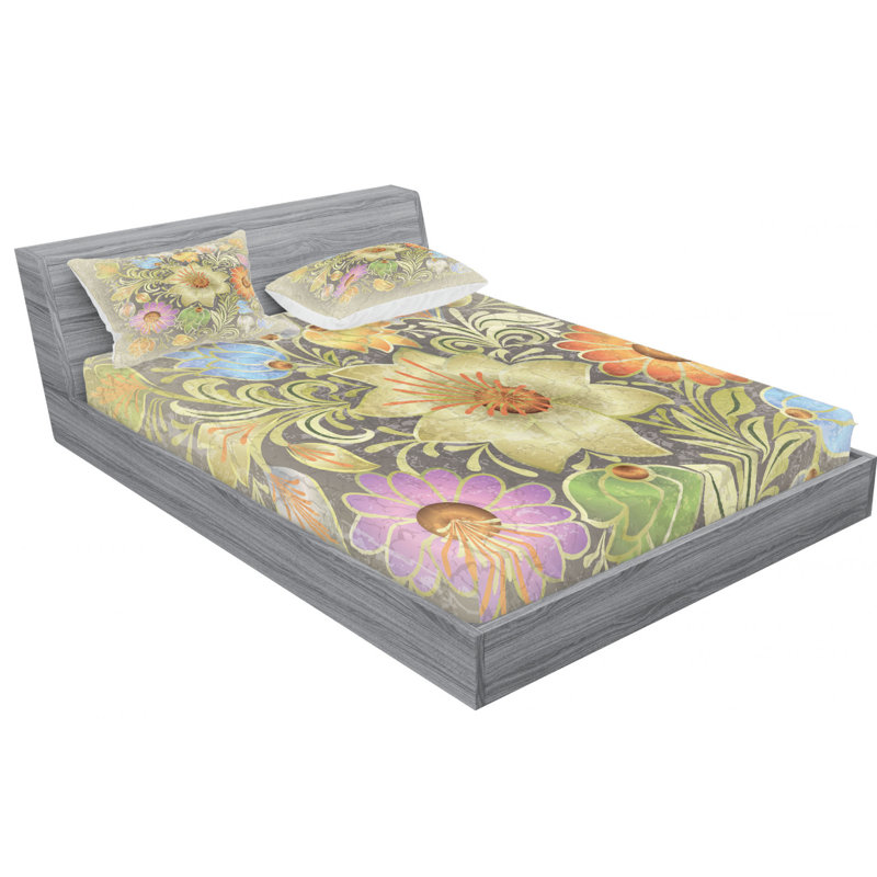 Microfiber Sheet Set, Full Sheet Set with Fitted Sheet