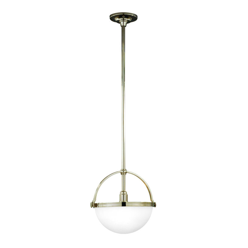 Stratford 1 - Light Pendant, 21" - 69" H x 14.25" W, Aged Brass