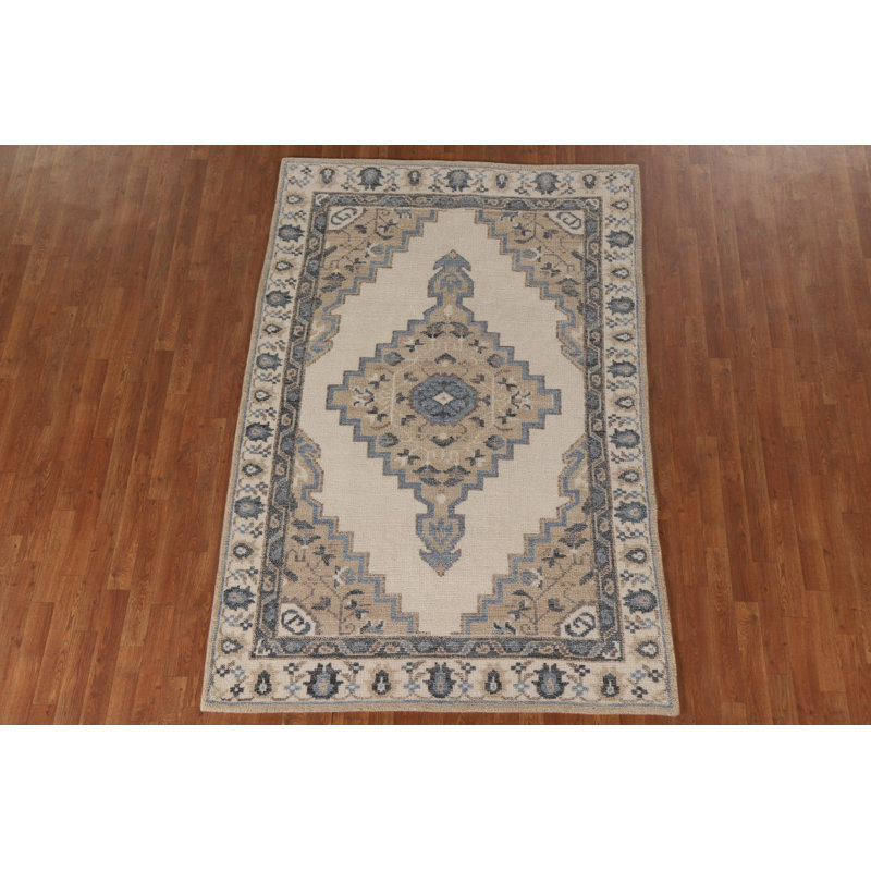 Tapis géométrique indien 5 x 8