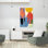 Art contemporain, art abstrait abstrait et coloré