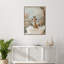 «Whimsical Giraffe Soak» par Hostetter, reproduction d'art sur toile encadrée-165413448
