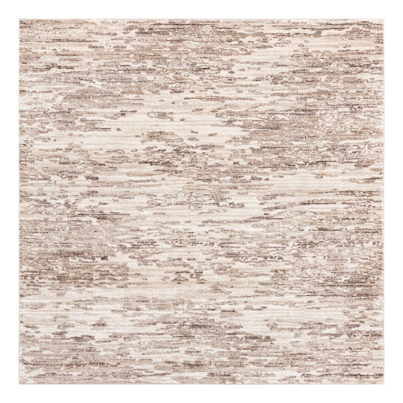 Perillo Abstract Indoor Rug, Square 7'