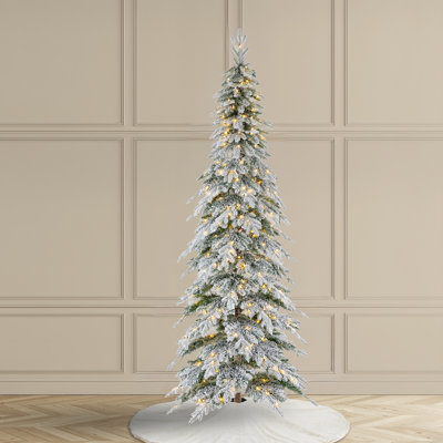 Hersi Frosted Pre-Lit Spruce Christmas Tree