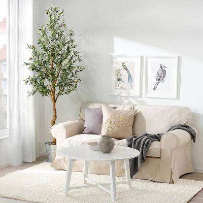Artificial Olive Tree 6FT(72In) Tall Faux Silk Olive Trees
