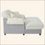 Canapé-lit moderne avec méridienne 65,25 po Cloud-327420260