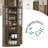 Janardam Accent Corner Cabinet
