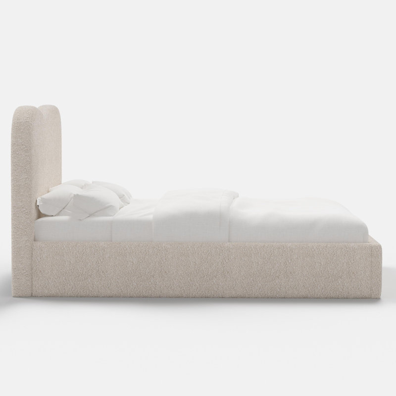Perigold Upholstered Bed, Queen, Beige