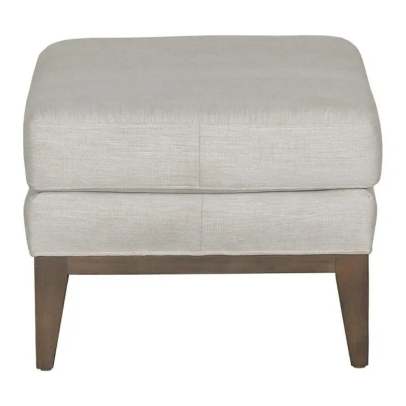 Repose-pieds Hendrix, Noyer, Polypropylène / oléfine sable 9508