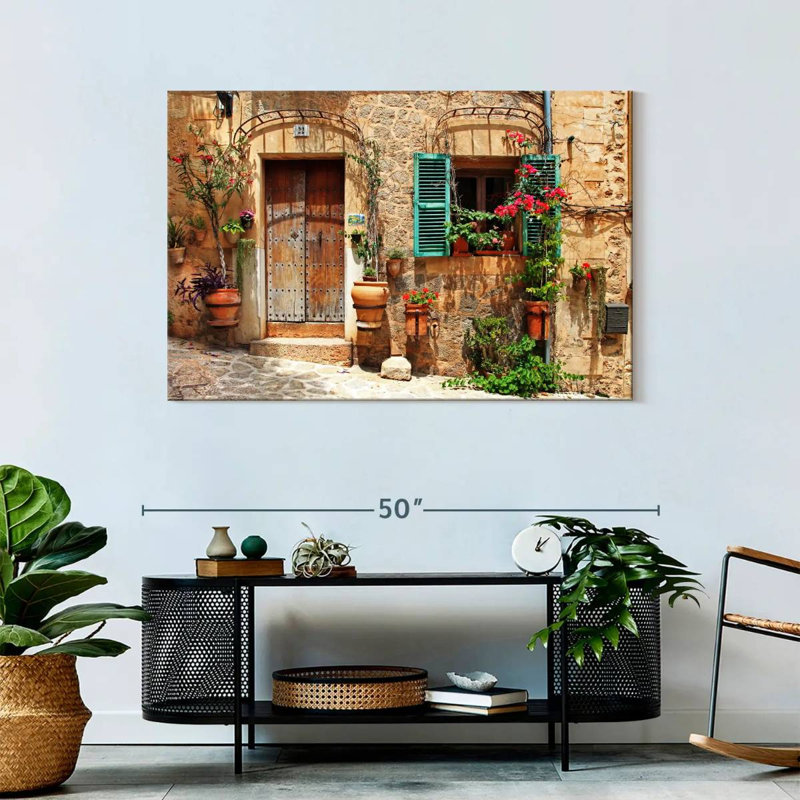 Lilie, rue charmante espagnole, H 30 po x l 45 po