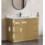Ensemble de meuble-lavabo moderne 48 po avec évier encastré et dosseret Maxbano