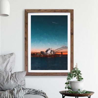 Sydney Opera House in Australia - Framed Print