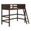 Lit mezzanine en bois avec échelle-1201506784