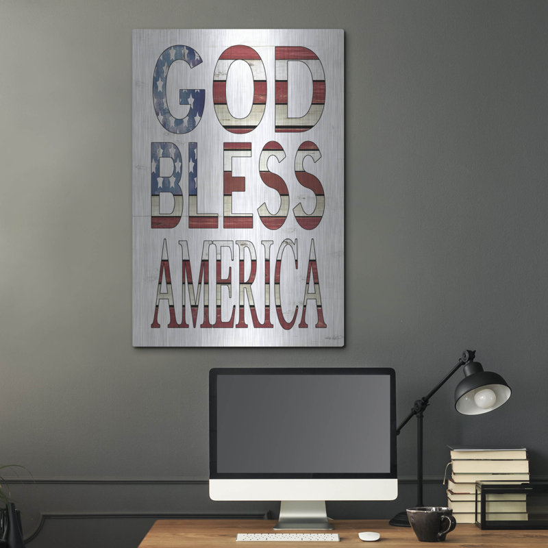 «God Bless America» par Cindy Jacobs, H 36 po x l 24 po
