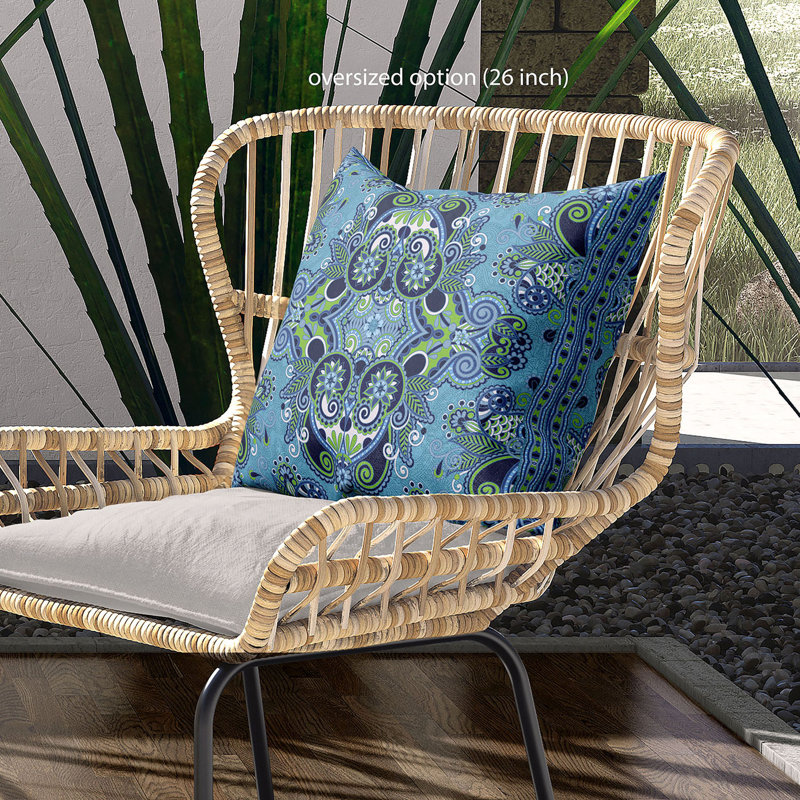 Housse et insert de coussin décoratif en polyester, 18 po x 18 po