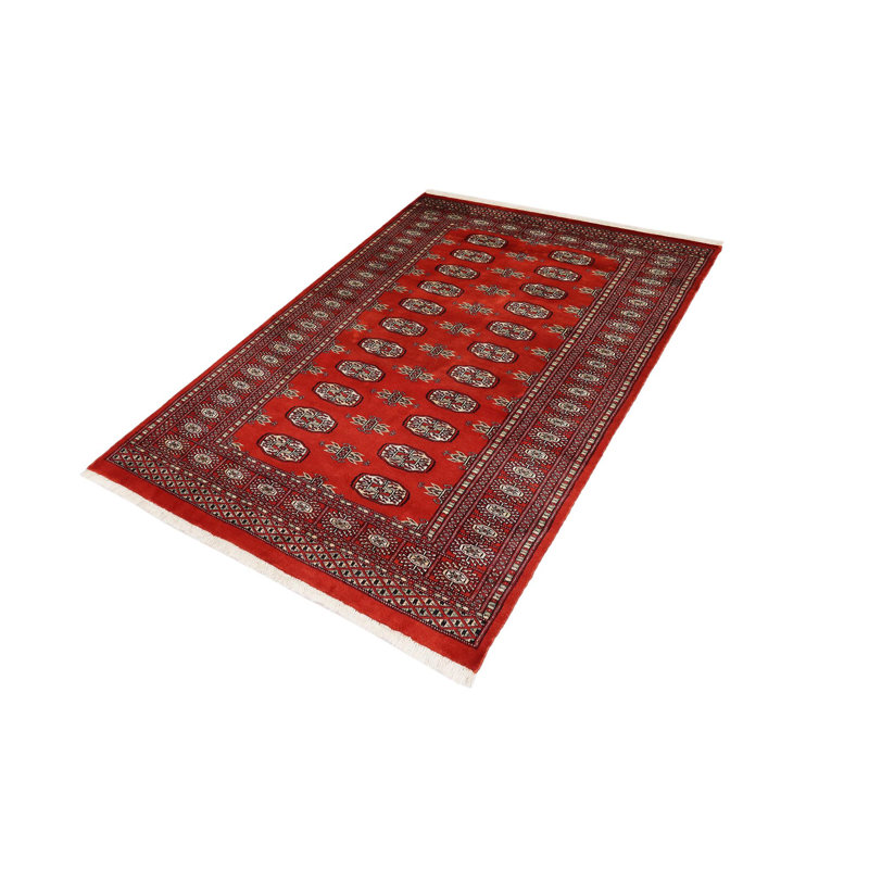 Tapis rouge rectangulaire unique de 3 pi 11 po x 5 pi 9 po Righley