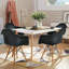Chaise avec accoudoirs Chaya-2730649