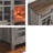  55 inch Wide TV Stand with Electric Fireplace for TVs up to 60 inch, Infrared Quartz Heater Entertainment Center with Glass Doors, Reclaimed Barnwood-1539524926