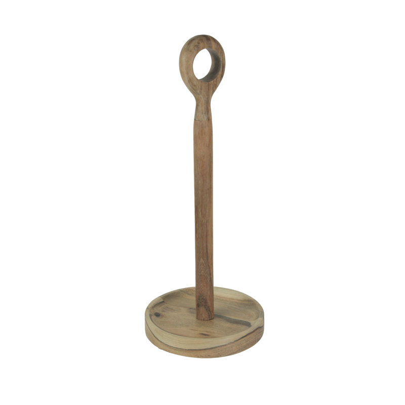 Wood Paper Towel Holder