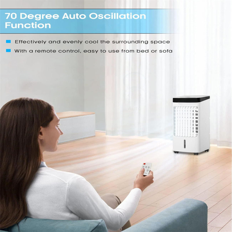 4L Portable Air Cooler With 4 Operational Modes & 3 Speeds Cooling Fan