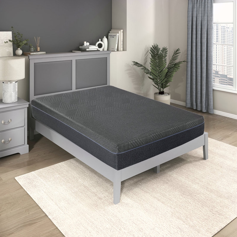 Mattress Green Tea Gel-Infused Memory Foam Mattress, Mattress In A Box, 12.1", Queen