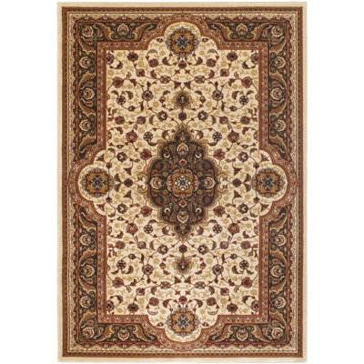 Tapis en polypropylène oriental tissé à la machine Myricks