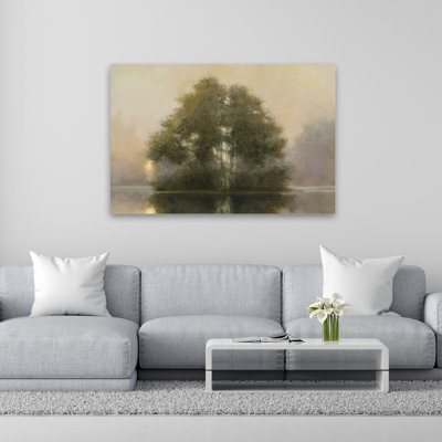 Lake Dawn contemporain gris brun crème