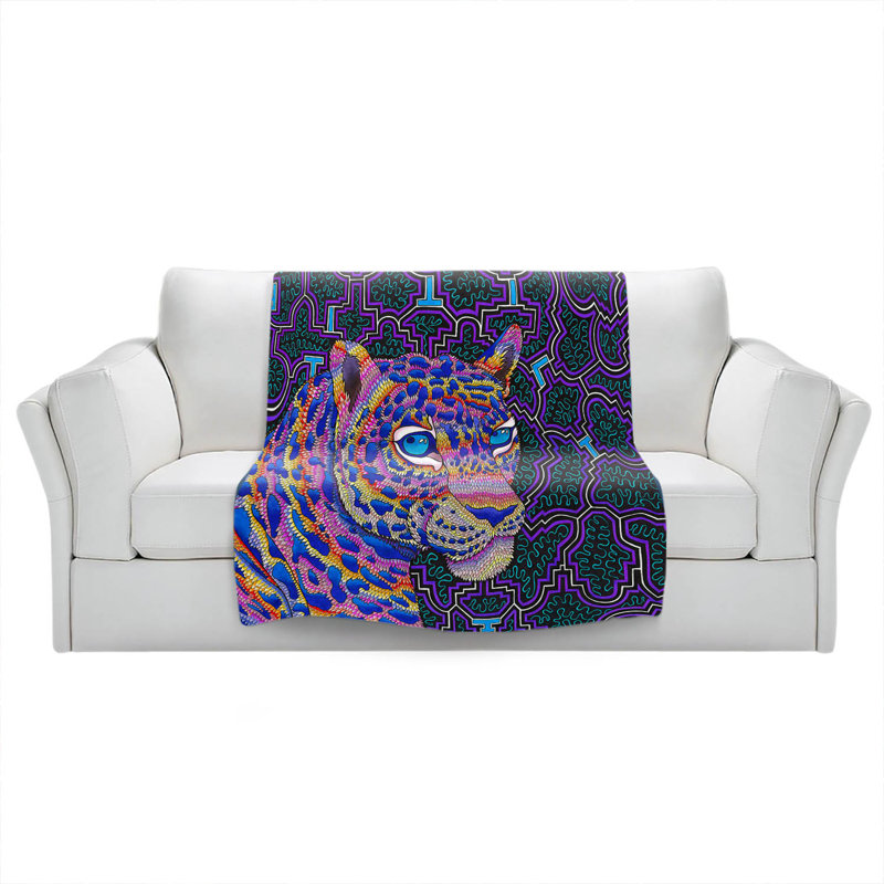  Jeté Jaguar Jungle, l 51 po x L 60 po