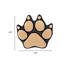 Bouton poussoir de patte de chien-15024142