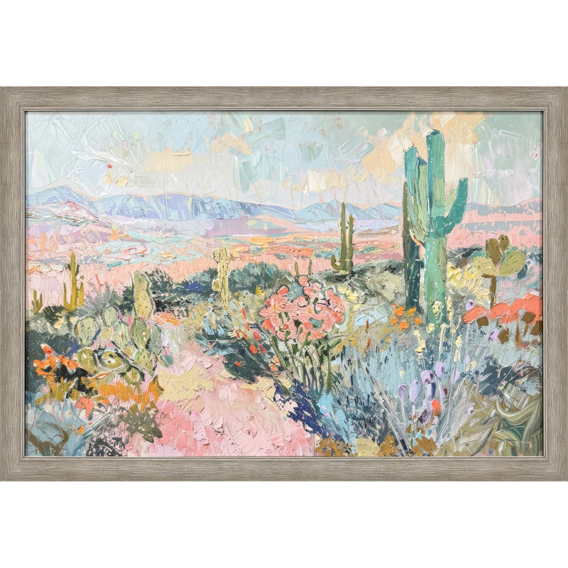 «Pastel Desert», art encadré