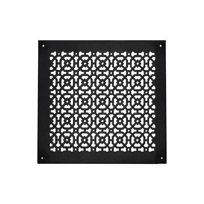 Ouverture de conduit 12 po x 14 po AIR RETOUR | Couvercle de conduit lourd en aluminium coulé (14 po x 16 po au total) | Thermolaqué