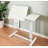 Height Adjustable Overbed Table with Wheels for Bed and Sofa