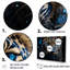 Leopard Nocturnal Sovereign Nightime Blues - impression sur toile encadrée léopard-388543661-388543660