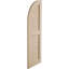 Timberthane Two Equal Louvre w/Quarter Round Arch Top Shutters-64373881-64373871-64373860