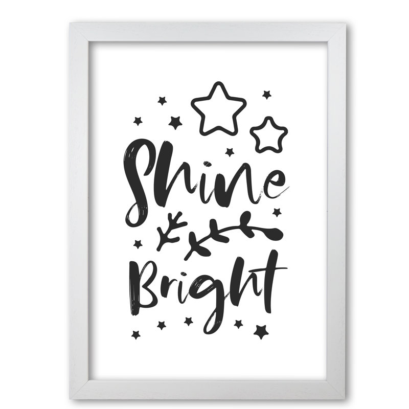 Shine Bright - Print, No Frame, 30 cm H x 21 cm W x 1 cm D