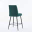 Ensemble de 2 chaises de bar réglables en fer avec pieds de fer réglables et comptoir de bar-999023660
